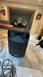 1 cassa fbt con mixer e microfono