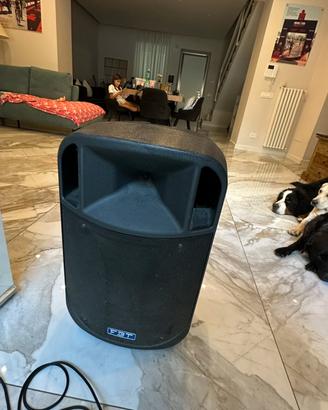 1 cassa fbt con mixer e microfono
