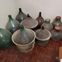 lotto damigiane lt 50 e 25 artigianali