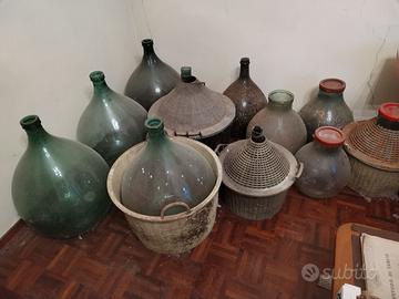 lotto damigiane lt 50 e 25 artigianali