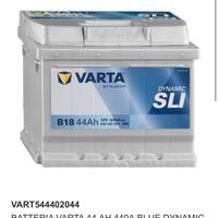 Batteria auto 44 ah nuova