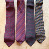 4 Cravatte Yves Saint Laurent originali