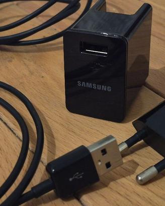Caricabatterie USB Samsung 2A carica veloce + cavo