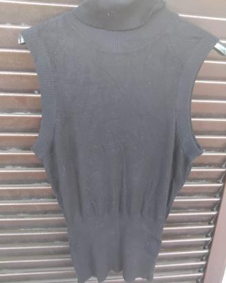 Maglione Smanicato Nero  Dolce vita