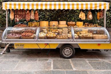 Carrello mercato banco frigo bramar xy