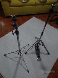 Supporto hi hat e piatti e asta
