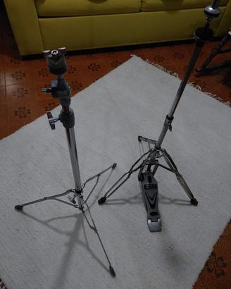 Supporto hi hat e piatti e asta