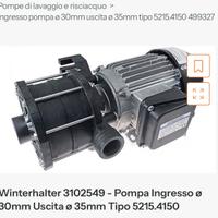 Pompa Winterhalter 3102549 - Pompa Ingresso