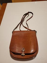 borsa tracolla  in cuoio