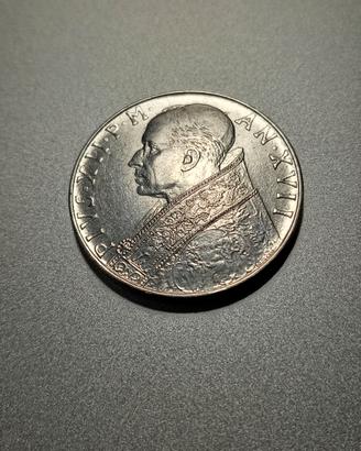 lire 100 1955 vaticano 