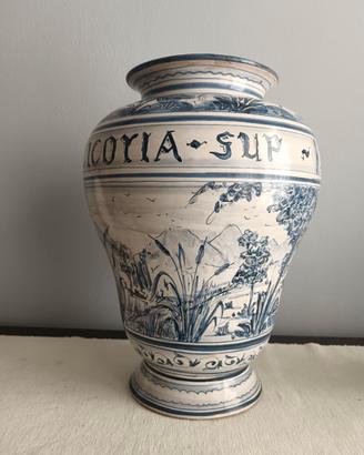 Grande vaso ceramica da farmacia