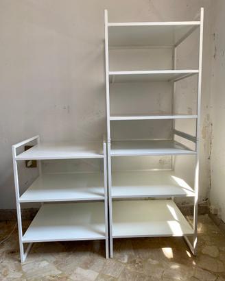 IKEA JONAXEL scaffale in metallo bianco