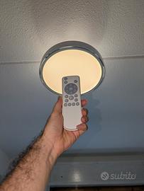 Ventilatore a soffitto con luce regolabile 