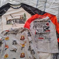 3 t-shirt bambino 6 -7 anni, 122 cm