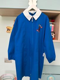 Grembiule Siggi maschio con zip 7 anni