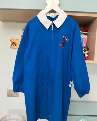 Grembiule Siggi maschio con zip 7 anni