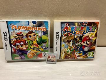 mario party ds, lego marvel e playground