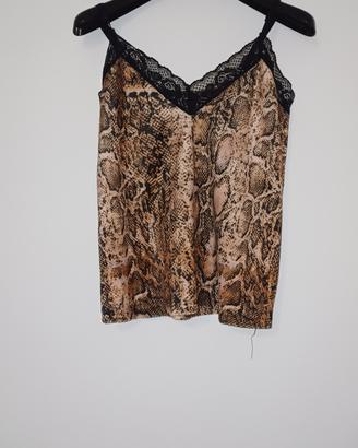 Sottogiacca motivo leopardato