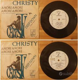 DIABOLIK 45 GIRI CHRISTY-AMORE AMORE-DEEP DOWN RAR