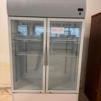 VETRINA FRIGO 2 PORTE CM.122X59 CON MOTORE USATA