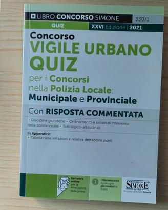 Libro concorso vigile urbano 