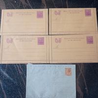 Lotto 4 Interi Postali Regno d'Italia 50 cent.