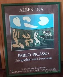 POSTER ORIGINALE MOSTRA PICASSO 1987