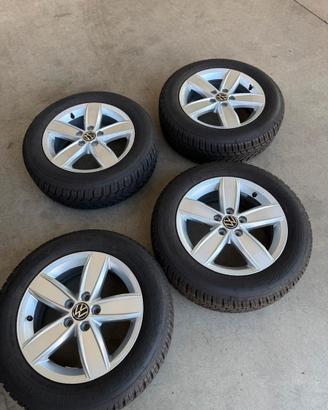 Cerchi + gomme Dunlop Invernali Volkswagen Polo
