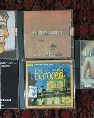 Lotto 4 CD arte Picasso Impressionisti Erotismo