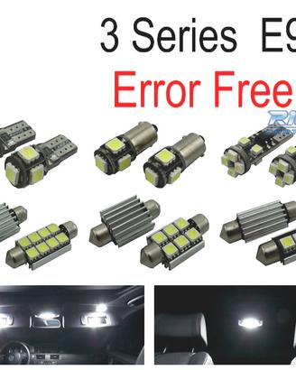 KIT 17 LAMPADE LED INTERNE BMW SERIE 3 E90 SEDAN 3
