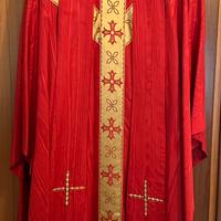 Casula antica rossa con stola