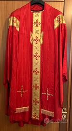 Casula antica rossa con stola