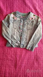 Abbigliamento bambina 6-8 anni giubbotto jeans