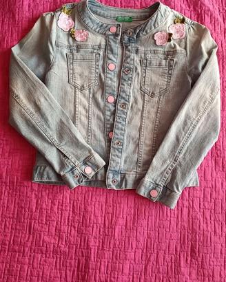Abbigliamento bambina 6-8 anni giubbotto jeans