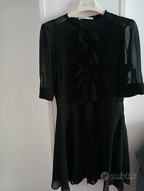 vestito/copricostume nero  zara tg.xs 