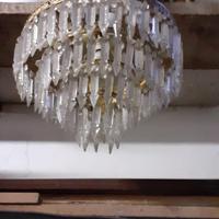 Lampadario Cristallo Vintage