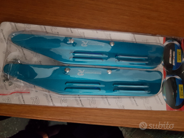 Coppia Tergicristalli blu x decorazi auto