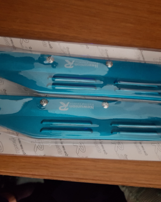 Coppia Tergicristalli blu x decorazi auto