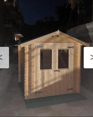 Casetta in legno nuova mai montata