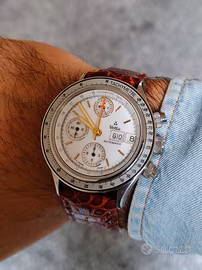 Vetta 1107.50 Lemania 5100 Albino bianco vintage  