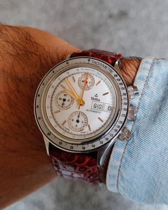Vetta 1107.50 Lemania 5100 Albino bianco vintage  