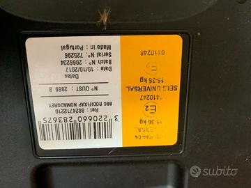 SEGGIOLINO AUTO PER BAMBINO/A 