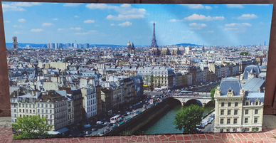Quadro di Parigi 145x75cm nuovo