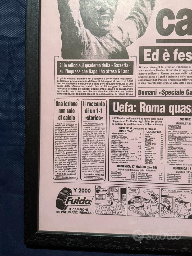 La Gazzetta Dello Sport Du 27 Mai 1986 - Une De Bearzot, Galderisi, Vialli, De Napoli