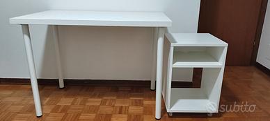 tavolo bianco 100x60 e mobiletto