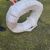 Tubo  spiralato  con filo acciaio interno