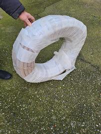 Tubo  spiralato  con filo acciaio interno