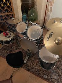 Batteria Tamburo T5 + Kit piatti Paiste 101 Brass 