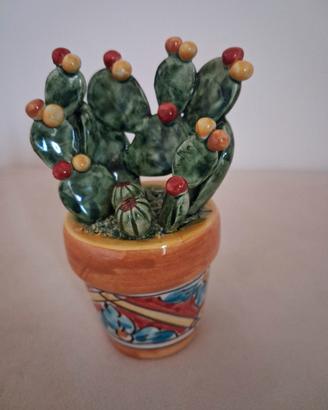 Vasetto in ceramica di Caltagirone