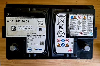 batteria Auto Varta Start&Stop 12V 70AH 720A agm 